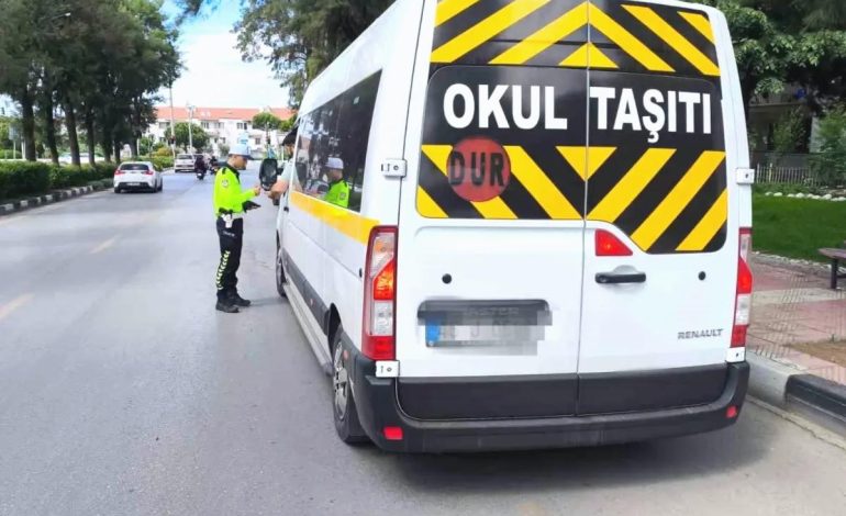 Manisa’da Okul Servislerine Denetim