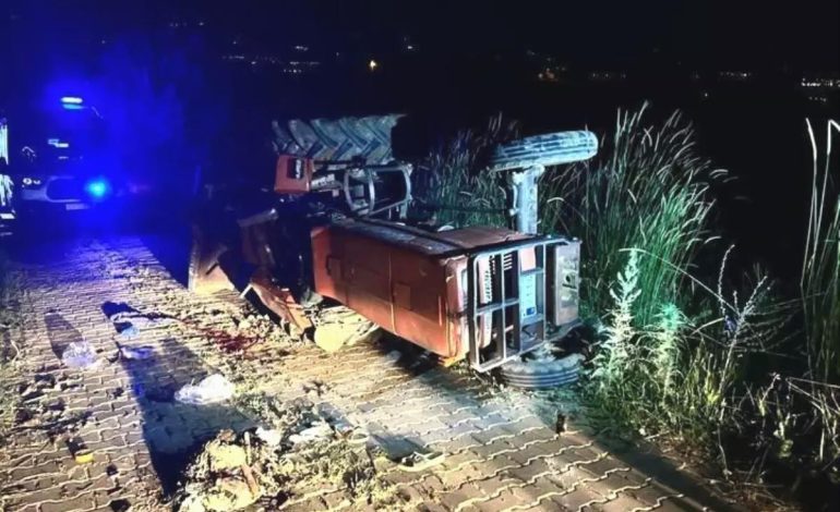 Manisa’da Traktör Kazası: 1 Ölü, 1 Yaralı