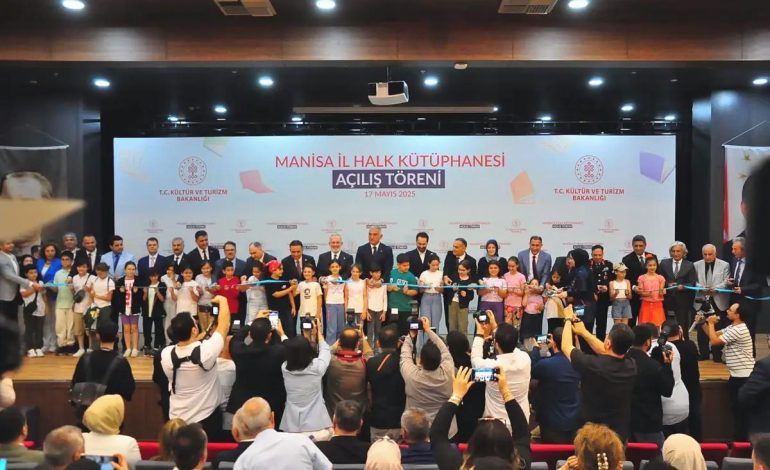 Manisa’da Yeni Halk Kütüphanesi Açıldı