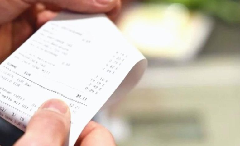 Market fişlerine 10 saniyeden fazla dokunmayın uyarısı