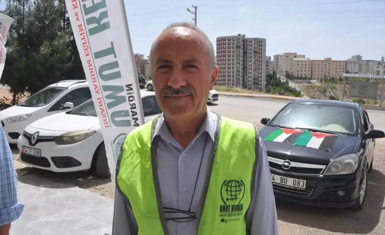Mazıdağlı Hayırseverden Gazze’ye Araç Bağışı