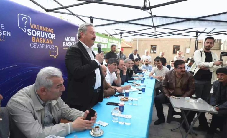 Melikgazi Belediye Başkanı Palancıoğlu, Subaşı Mahallesi’nde Vatandaşlarla Buluştu