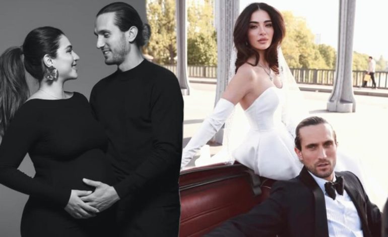 Melisa Aslı Pamuk ile Yusuf Yazıcı’nın oğulları Mylan ilk kez görüntülendi