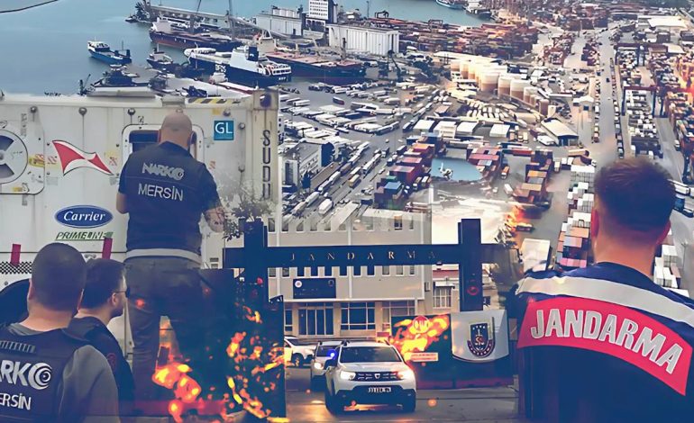 Mersin’de uyuşturucu operasyonu