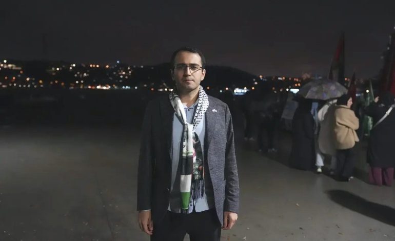 Mısır Konsolosluğu Önünde Gazze Eylemi