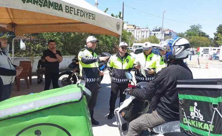 Motosiklet Sürücülerine Trafik Bilgilendirmesi