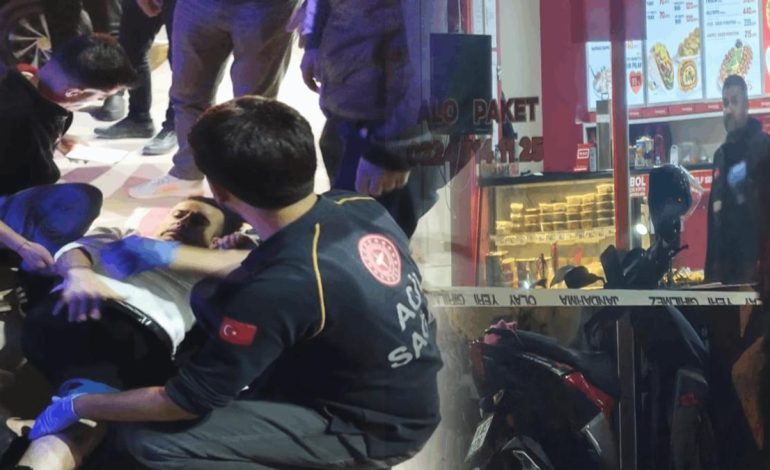 Motosikletli saldırgan, iş yeri sahibini vurup kaçtı