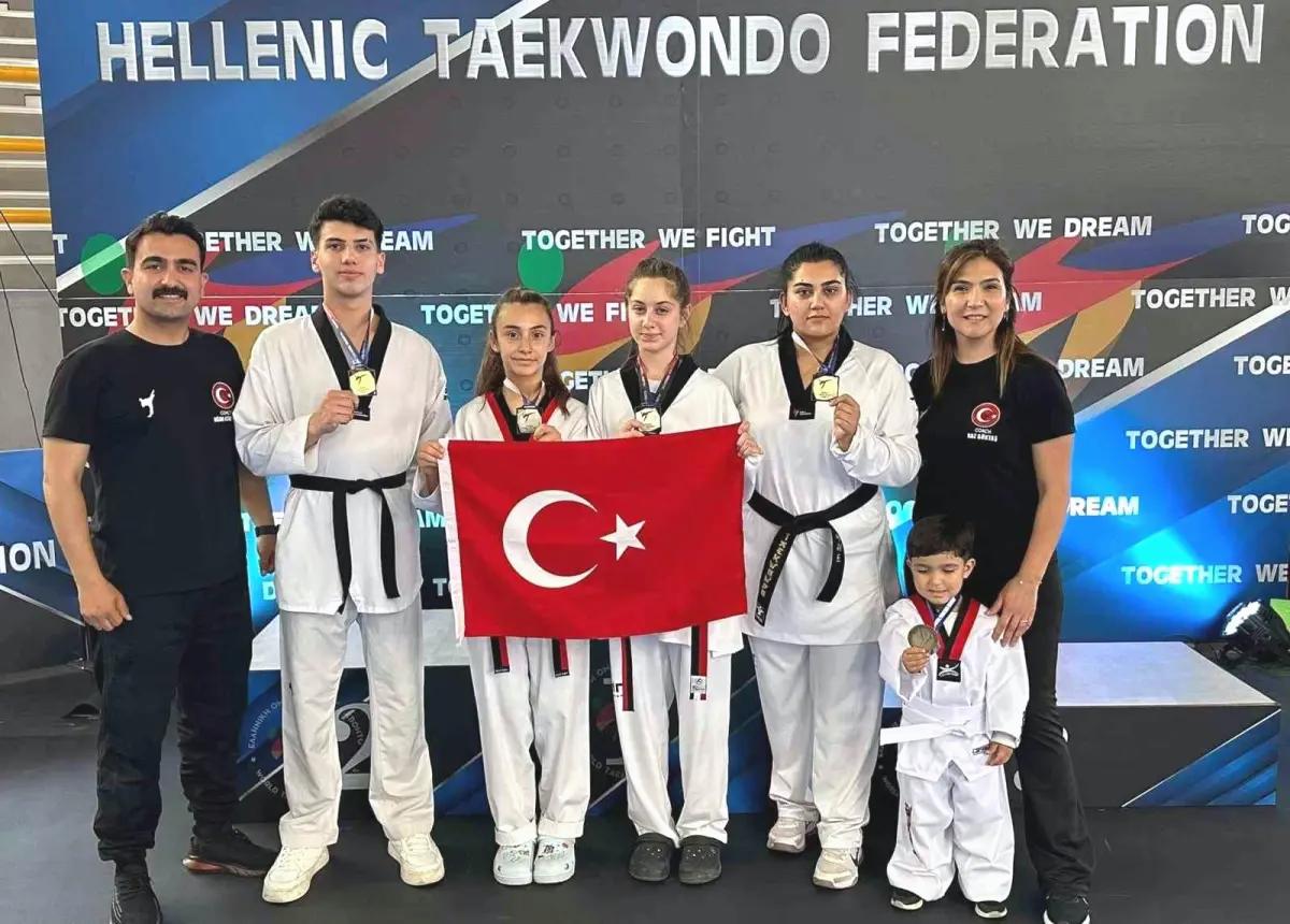 Muğla Sporcuları Yunanistan’da Taekwondo Turnuvasında Başarı Elde Etti