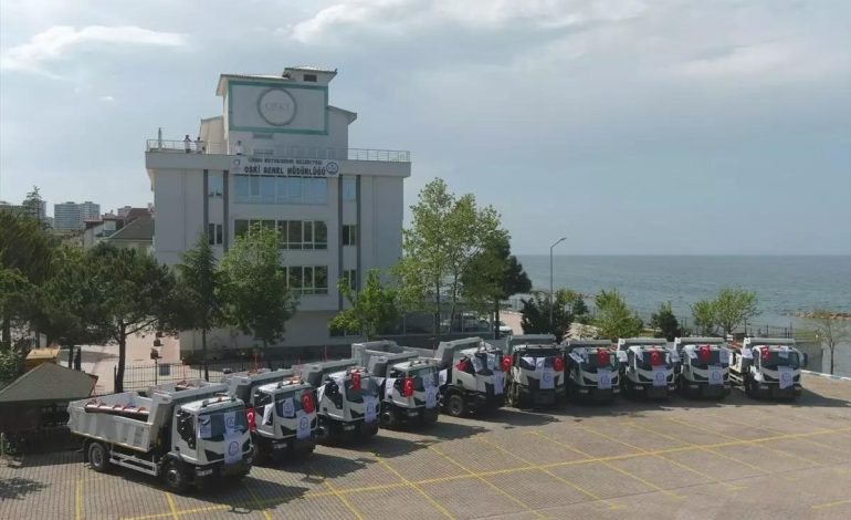 Ordu’ya 10 Yeni İş Makinesi Katıldı