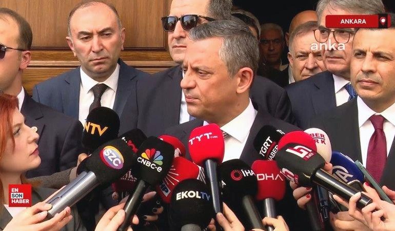 Özgür Özel AYM’ye tepki gösterdi