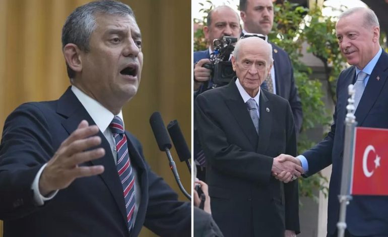 Özgür Özel’den Devlet Bahçeli için ağır sözler