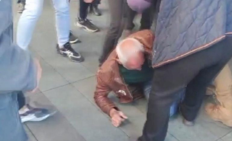 Özgür Özel’e saldıran kişinin gözaltına alınmadan önceki son anları