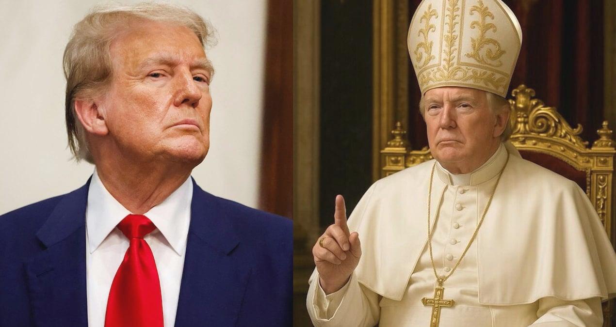Papa Trump mı? Paylaştığı fotoğraf gündem oldu