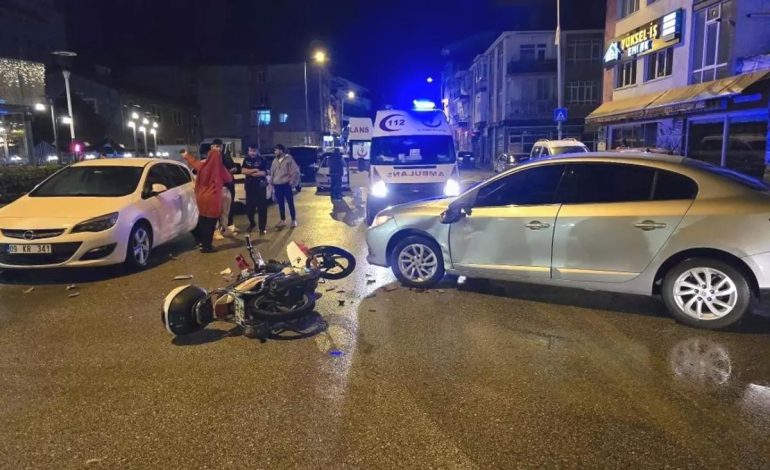 Polatlı’da Motosiklet ve Otomobil Çarpıştı: 1 Yaralı