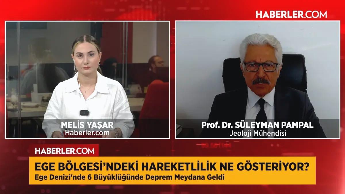 Prof. Dr. Süleyman Pampal: Ege’deki depremler ve volkanizma birbiriyle ilişkili