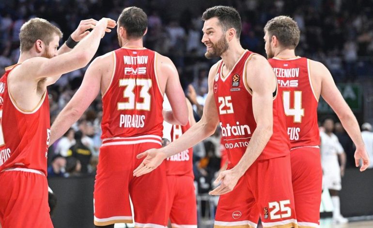 Real Madrid’i yenen Olympiakos, EuroLeague’de dörtlü finalde