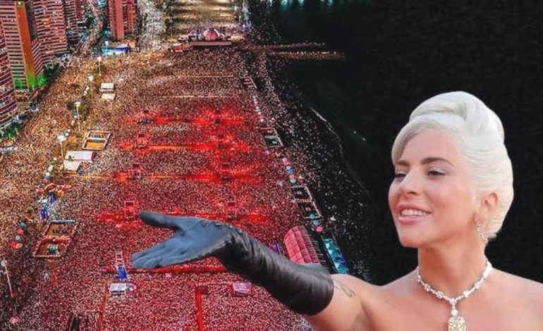 Rio’da Lady Gaga rüzgarı: 2 milyon kişi katıldı