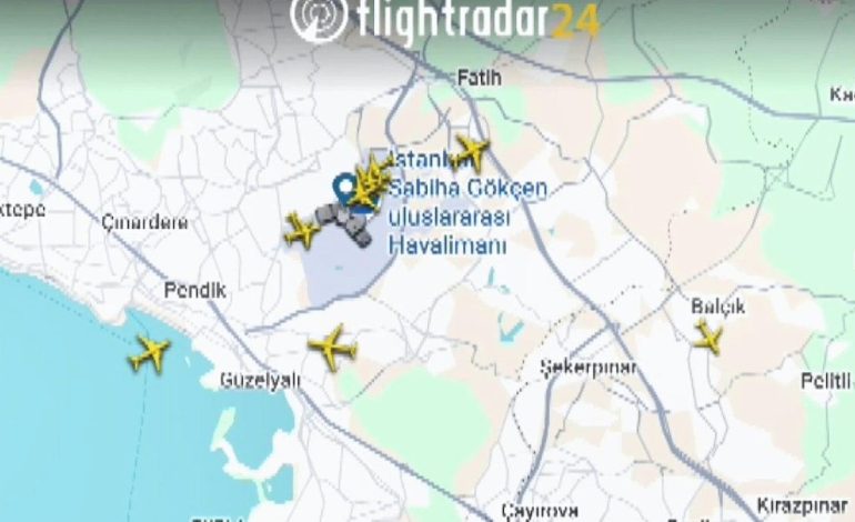 Sabiha Gökçen’de ördek alarmı