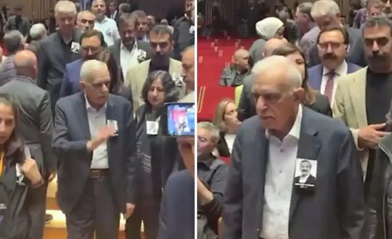 Sağlık sorunlarıyla boğuşan Ahmet Türk, Önder için AKM’ye böyle geldi