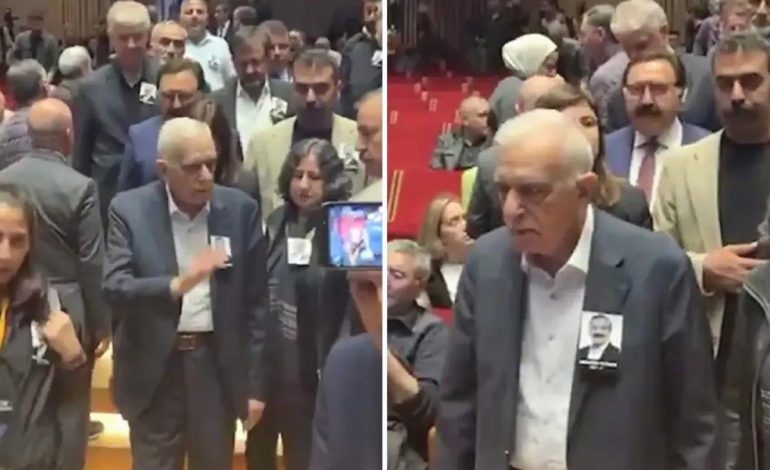 Sağlık sorunlarıyla boğuşan Ahmet Türk, Önder için AKM’ye böyle geldi