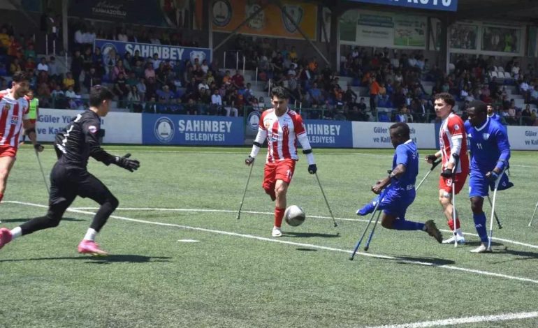 Şahinbey Belediye Spor Ampute Futbol Takımı, Şampiyonluk Yolunda Önemli Bir Galibiyet Aldı