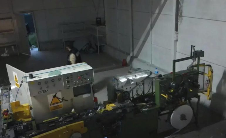 Sakarya’da Kaçak Makaron Üretim Operasyonu