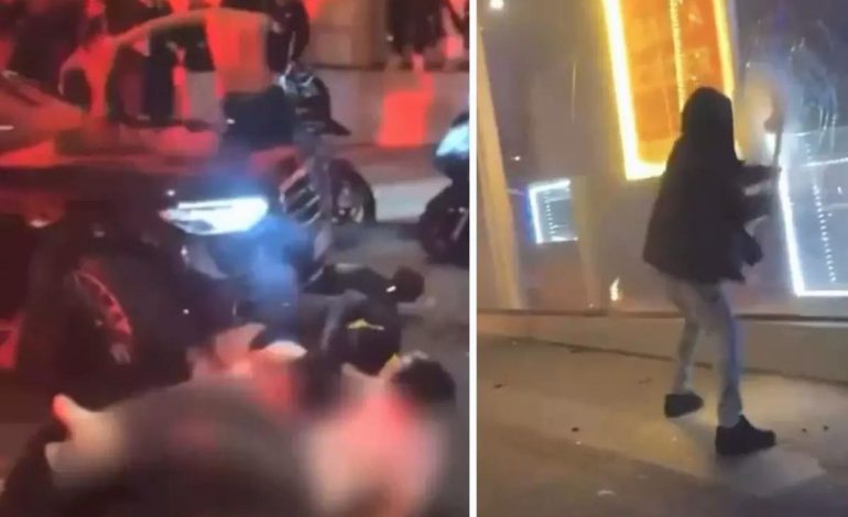 Şampiyonlar Ligi’ne gölge düşüren anlar! Arabaları yaktılar, sokakları yıktılar