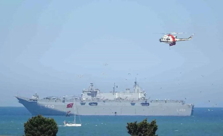 Samsun’da Balıkçı Tekneleri Tören Geçişi