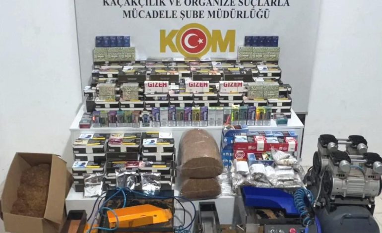 Samsun’da Kaçak Tütün Operasyonu