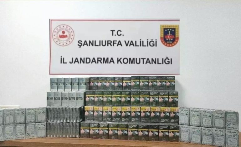 Şanlıurfa’da 980 Paket Kaçak Sigara Ele Geçirildi
