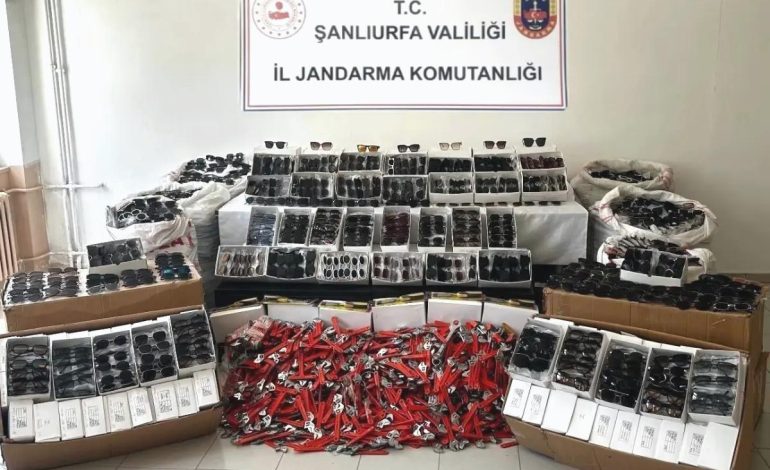 Şanlıurfa’da Kaçak Güneş Gözlüğü Operasyonu