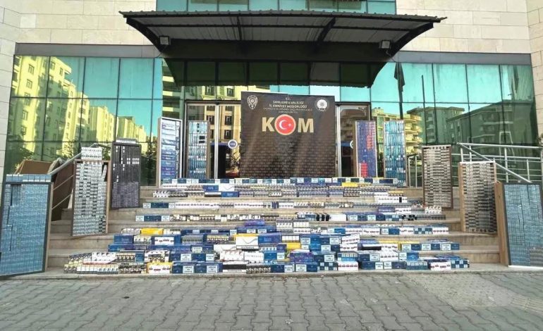 Şanlıurfa’da Kaçak Sigara Operasyonu