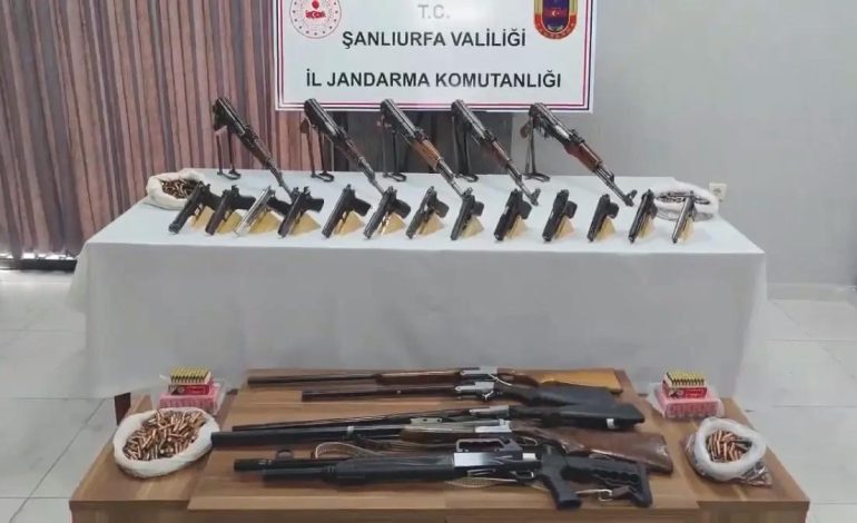 Şanlıurfa’da Silah Kaçakçılığı Operasyonu
