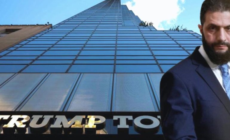 Şaraa, Suriye’ye Trump Tower dikmeye hazır: Yaptırımlar bitsin yeter