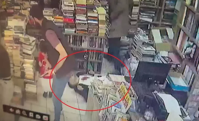 Silahlı Saldırı Güvenlik Kamerasında