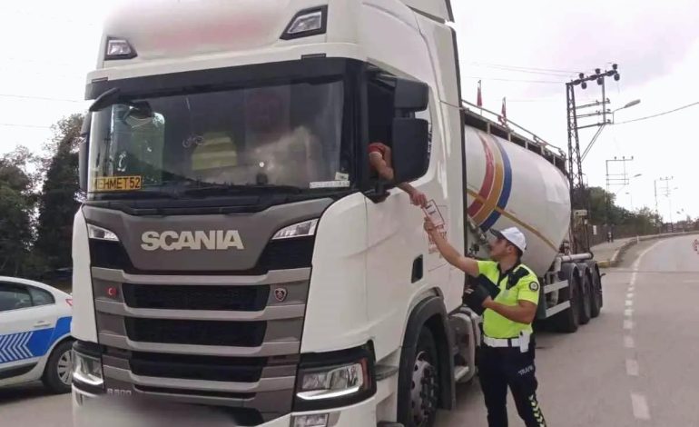 Sinop’ta Trafik Güvenliği Uyarısı