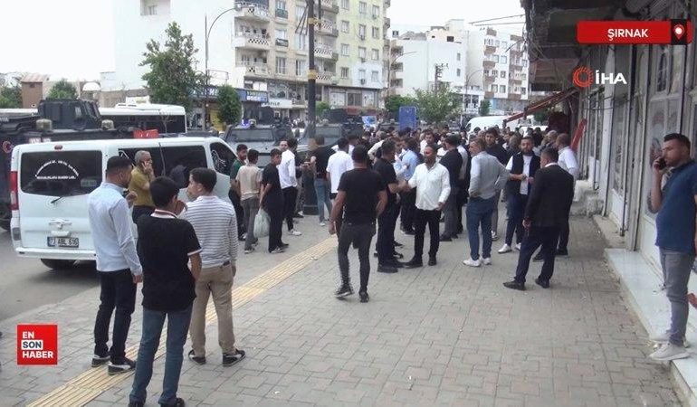 Şırnak’ta mahallede başlayan kavga caddeye taştı