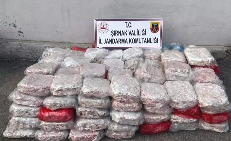 Şırnak’ta Uyuşturucu ve Kaçakçılık Operasyonu
