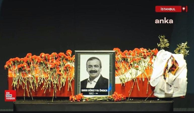 Sırrı Süreyya Önder için Atatürk Kültür Merkezi’nde tören