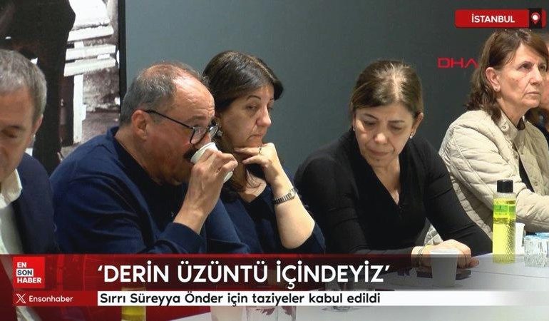 Sırrı Süreyya Önder için taziyeler kabul edildi