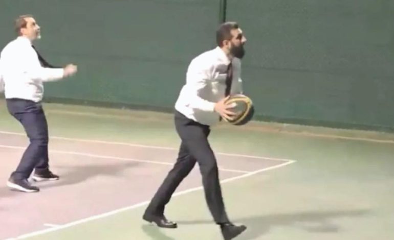 Suriye lideri Ahmed Şara, Hasan Şeybani ile basketbol oynadı