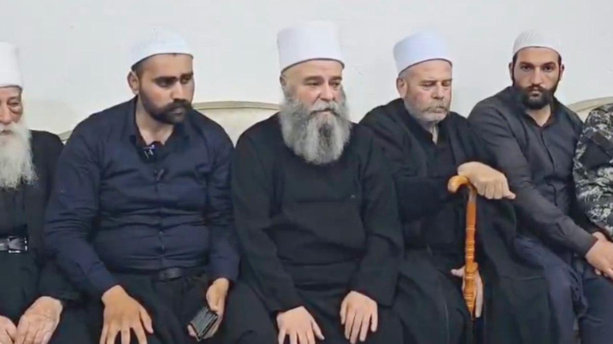 Suriye’deki Dürzi toplumunun liderleri: Bölünmeyi reddediyoruz