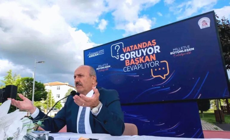 Taşköprü Belediye Başkanı Hüseyin Arslan, Vatandaşlarla Buluştu