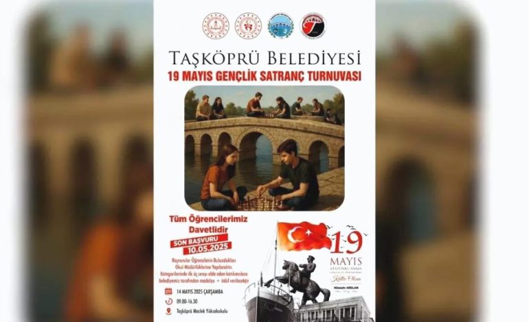 Taşköprü’de Satranç Turnuvası Düzenleniyor