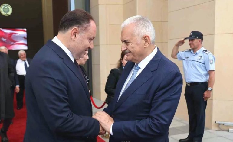 TDT Aksakallar Konseyi Başkanı Yıldırım, KKTC Meclis Başkanı Öztürkler ile bir araya geldi