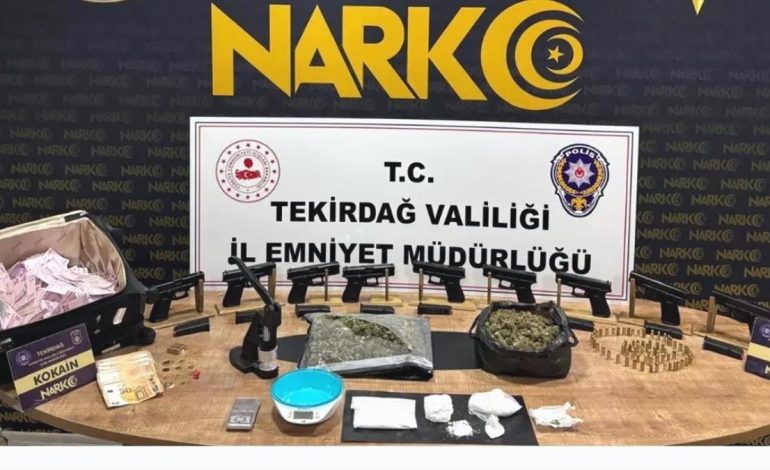 Tekirdağ’da Uyuşturucu Operasyonu: 2 Gözaltı