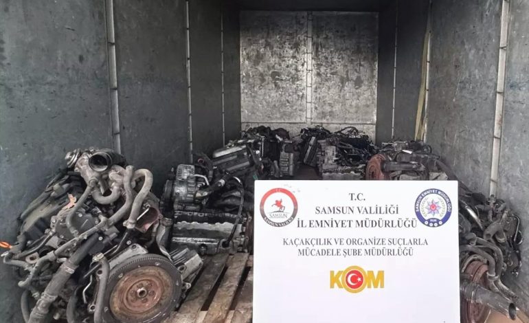 Tekkeköy’de Kaçak Motor Operasyonu
