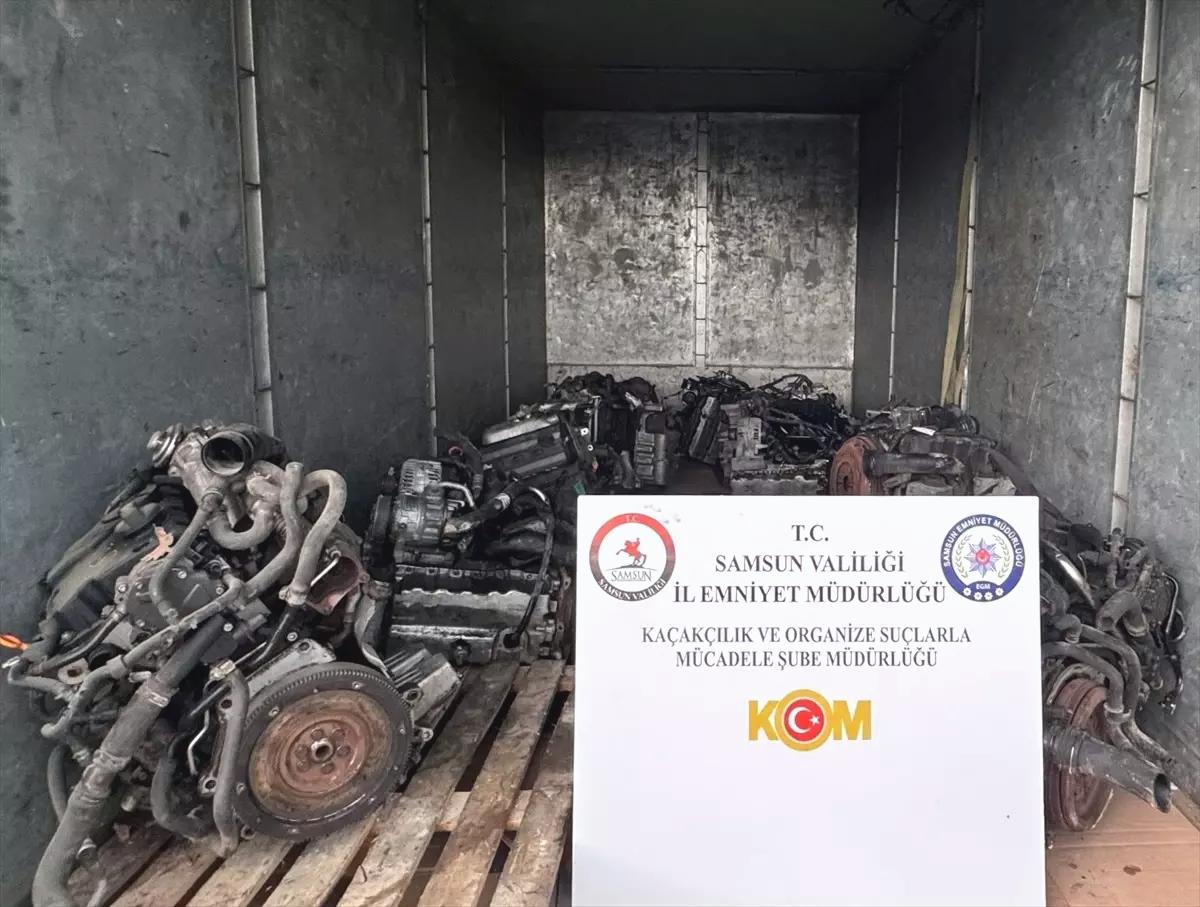 Tekkeköy’de Kaçak Motor Operasyonu