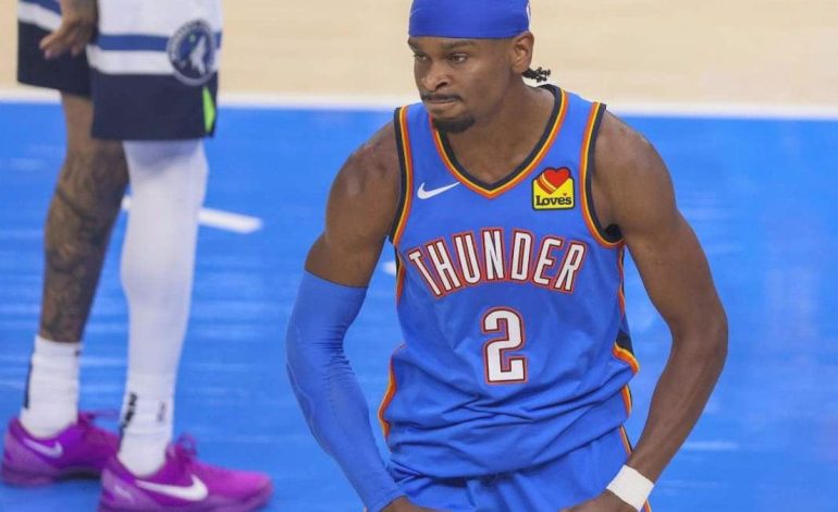 Thunder Timberwolwes’i yine devirdi seride avantaj sağladı!