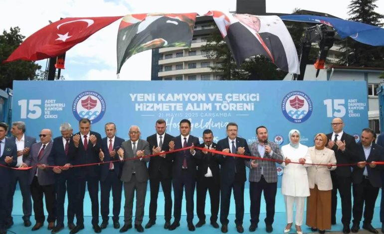 Trabzon Büyükşehir Belediyesi Araç Filosu Güçleniyor